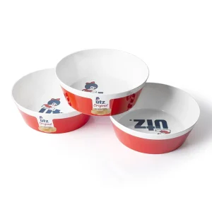 Customized Printing Melamine Mixing Bowl Set with Full Color Interior and Exterior Decal for Camping