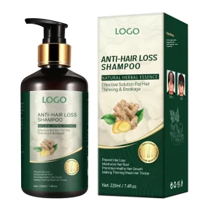 Customized Professional Formula Ginger Hair Shampoo with 2-in-1 Formula Hair Loss Prevention & Stronger Hair Growth for Women