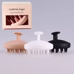 Customized Shower Head Cleaning Scalp Exfoliator Massager Wet Dry Scalp Brush Hairbrush Hair Eco Friendly Plastic Shampoo Brush