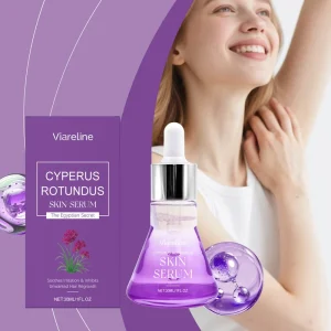Cyperus Rotundus Skin Serum Hair Growth Inhibitor Natural Soothing Moisturizing Shrinking Pores Body Hair Removal Essence Liquid