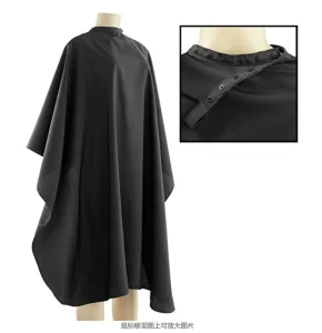 D818 Black Cape Hair Salon Shawl Haircut Shawl and Apron Hairdressing Cape