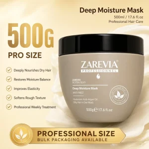 DEEP MOISTURE MASK Hair Care Set Anti-Dandruff Oil-Control Natural Hyaluronic Acid Sulfate-Free Deep