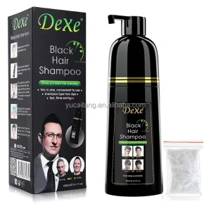 DEXE Brown Black Hair Color Dye Shampoo One Single Bottle 3 in 1 Original Factory Private Label
