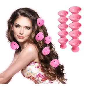 DIY Tool Soft Magic Silicone Hair Curlers Rollers for Salon Barber Home