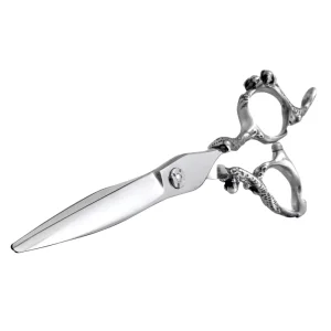DL06 70Z Japanese Steel Professional Barber Pet Scissors Beauty Hairdressing Curved Scissors Hair Cutting