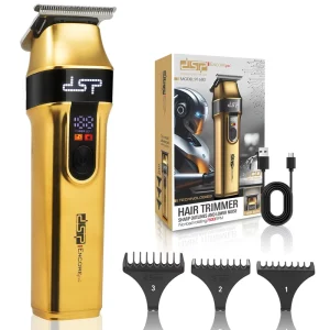 DSP Rechargeable Hair Clipper with LCD Display 5W Power 18650 Lithium Battery 7500RPM Low Noise