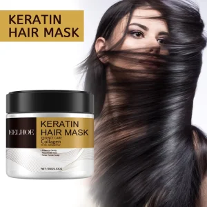 Daily Gentle Herbal Hair Mask Moisturizing and Nourishing Cream for Softening and Smoothing Hair Care with Collagen for Repair