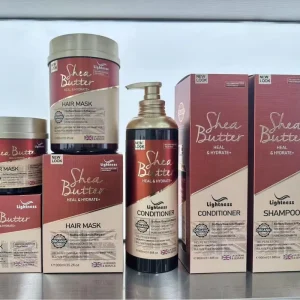 Damaged Hair Anti Dandruff Moisturizing Smoothing Macadamia Oil Sulfate Free Shea Butter Hair Shampoo Conditioner Set