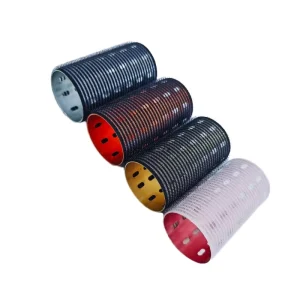 Dansky Hook and Loop Thermal Curler Metal Hair Roller Set 50*90 mm Aluminum Core Self Grip Hair Styling Tool for Salon and Home