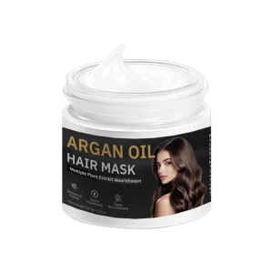 Deep Conditioning Hair Mask for Dry Damaged Hair Grow Long Biotin Argan Oil Caffeine Keratin Anti Frizz