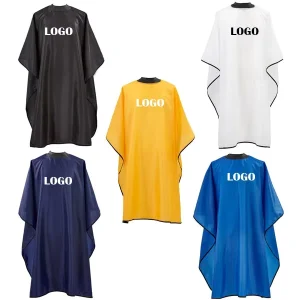 Designer Solid Color Barber Shop Capes De Salon De Coiffure Pvc Barber Accessories Cover Clothing Hairdressing Cape