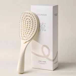 Detachable Self Cleaning Anti Hair Loss Scalp Massage Comb Double Layer Easy Clean Hair Removal Brush for Women