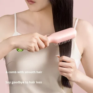 Detaching Bathroom Accessories Air Cushion Self cleaning Massage Telescopic Comb Easy to Clean Suitable for Female Styling