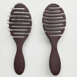 Detangling Paddle Brush Tangle Detangler for Wet Dry Scalp Massage Hairbrush with Rubber Finish