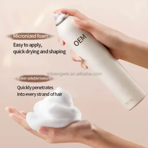 Direct Factory Moisturizing and Styling Hair Foam Wax Mousse Long Lasting Effect Spray Men Women