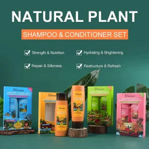 Disaar Natural Plant Hair Shampoo and Conditioner Set Moisturizing Revitalizes Scalp 2-in-1 Special Offer Hair Care Sets