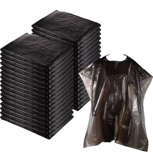 Disposable Barber Capes Hair Cutting Dye Cape Hair Salon Capes for Hair Stylist Beauty Salon