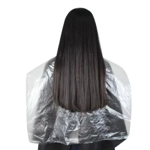 Disposable Plastic Hairdressing Cape Salon Special Hair Treatment Neck Wrap for Perm Dye Tool Disposable Shawl for Barbers