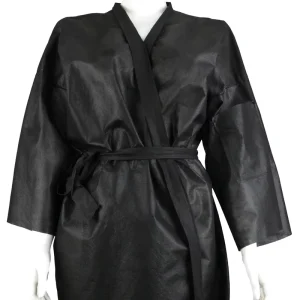 Disposable Spa Kimono Robe Cape Non Woven Women’s Bathrobe Wrap Plus Size for Salon Beauty c