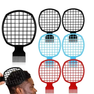 Double Ended Twist Comb 2 in 1 Hair Coil Pick Comb Multifunction Afro Curl Comb Hair Styling Tools