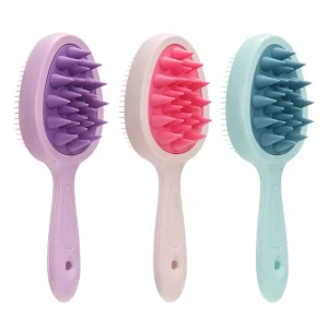 Double Sided Hair Brush Portable Smooth Hair Non Knotting Massage Comb Dual Wet Shampoo Hair Brush