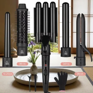 Durable Aluminum Hair Curlers Roller Electric PTC Constant Temp Heat Resistant Shell Hotel Family Use Hair Curler Iron
