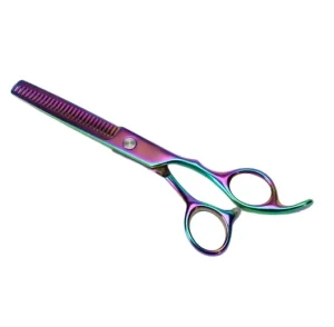 Durable Color Titanium Stainless Steel Hair Cut Scissors Sharp Wear Resistant Hair Styling Tool for Professional Hair Salon