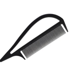 Durable Heat Chemical Resistant Balayage and Highlighting Professional Styling Comb Long Tail Metal Pick Teaser Comb