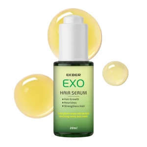 EKBER Vegan EXOs Hair Serum Alopecia Treatment Growth Solution Exos Stem Cells Serum for Bald Hair Regrowth