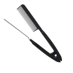 Easy Comb for Hair Flat Iron Comb for Great Tresses Hair Straightener Comb With a Firm Grip