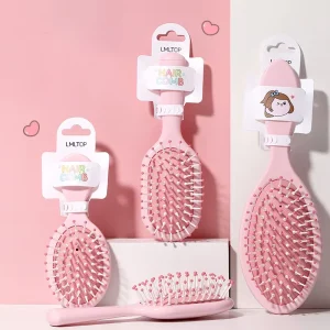 Eco Friendly Scented Plastic Portable Aromatherapy Air Cushion Comb Mini Hair Brush for Styling Scalp Massage Salon Use