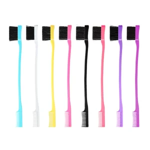 Edge Control Brush Hair Styling Tools Edge Brush and Comb Multifunction Eyebrow Combing Edge Brush