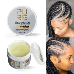 Edge Control Strong Hold 4C Black Women Hair Braid Gel No Flake Hair Styling Pomade Wax Edge Control Private Label