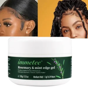 Edge Wax Styling Gel No Flaking White Residue Smooth Gel Edge Control for Black Hair