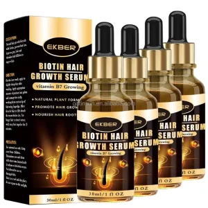Effective Anti Loss Hair Treatment Regrowth Oil for Men and Women Biotin Hair Growth Serum