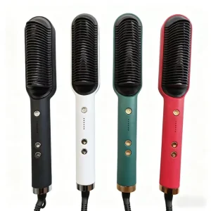 Electric 2 in 1 High Quality Professional Ceramic Hair Straightener Comb Dual Wet Dry Function Worldwide Voltage