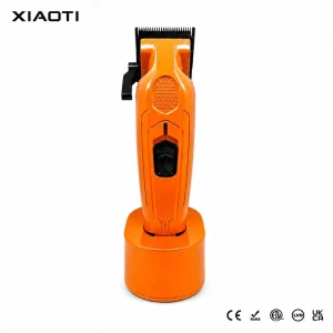 Electric Barber Clippers Cordless Compact Low Vibration High Toque Brushless Motor Hair Clipper with DLC Blade Custom logo