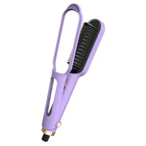 Electric Combs Flat Iron Hot Air Hair Comb Straightener Electric Hairbrush Hair Straightening Comb