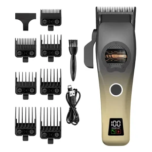 Electric Hair Clipper Multi Color Outer Rotor Brushless Motor Professional Salon Hair Cutting Machine