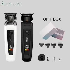 Electric Hair Clippers Strong Power 8000RPM Professional Barber Hair Cut Machine Cordless Electric Hair Trimmer Customized Logo