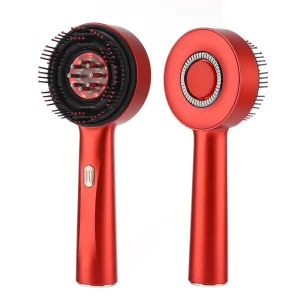 Electric Hair Scalp Massager Brush Red Light Devices Hair Growth Oil Applicator and Massage Comb Head Massager