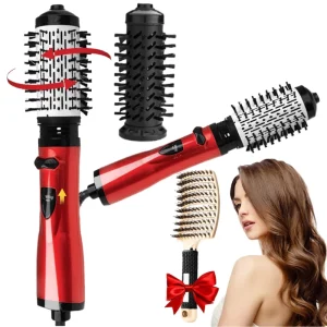 Electric High Speed 2-in-1 Styling Tool Professional Accessories Complete Hair Care System Curling Volumizing Straightening