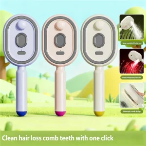 Electric Massage Comb with Spray Function Smooth Tangled Hair and Fluffy Hair Tools Suitable for Daily Home Hair Care
