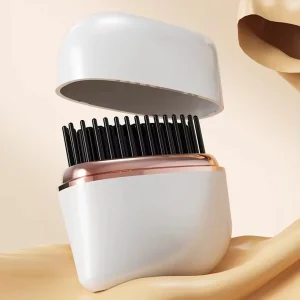 Electric Plastic Wireless Portable Mini Straight Hair Comb Straight Curling Travel Charging Multi functional Household