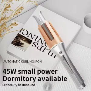Electric Portable Rotating Hair Curler Anti Tangle Smart Chip Fast Heat Ionic Waver 4 Temperature Settings Household Use All