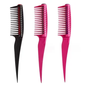 Electric Roller Integrated Anti Splicing Comb Salon Barber Hair Dye Roll ka Comb with Plastic Handle Detangling Combs