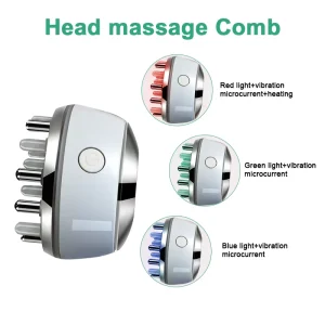 Electric Scalp Beauty Device Portable Scalp Massager Hair Growth Relieve Scalp Tension Improve Circulation Home Use Jade