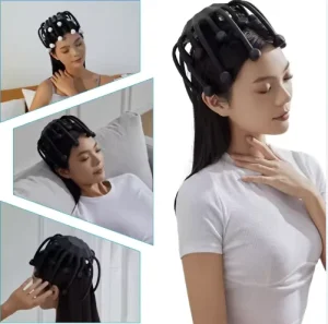 Electric Scalp Massager Automatic Head Massage Tool for Hair Scalp Comfort Promotes Relaxation Soothes Tension and Tiredness