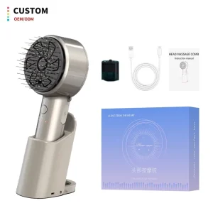 Electric Scalp Massager and Hair Oil Applicator Handheld Waterproof Smart Scalp Massager with Steam Portable