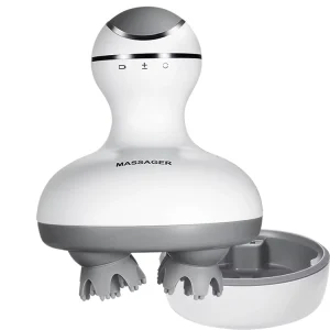Electric Scalp Waterproof Head Massage Hair Scalp Massager Hand Held Vibrating Scalp Massager